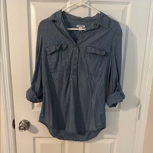 Old Navy Dark Blue Denim Shirt